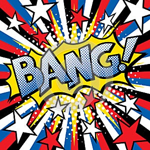 Pop Art BANG! Text Design