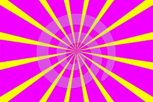 Pop art banner with rays. Explosion poster. Comic pattern with sunburst