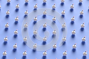 Pop art bombs with a wick on a blue background.