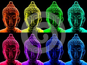 Pop art Buddha