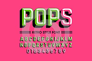 Pop art font photo