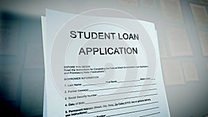 Pop art loan application illustration