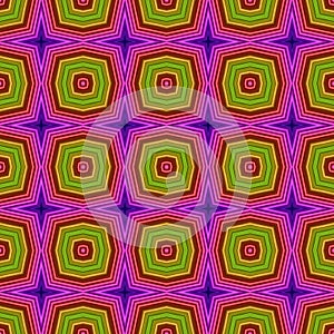 Pop art seamless pattern, wallpaper background