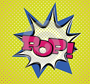 Pop Art Style Typography photo