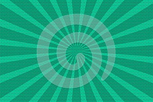 Pop art vintage radial halftone background