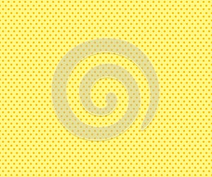 Pop art yellow seamless dots background