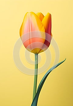 Pop Tulip: A Minimalist Ode to Nature