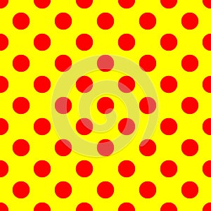 Popart dutone, red-yellow vector texture, patttern