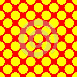 Popart dutone, red-yellow vector texture, patttern