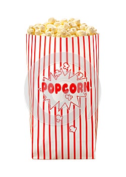 Popcorn Bag isolated photo