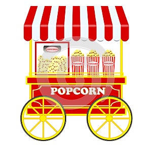 Popcorn cart