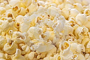 Popcorn Close-up Background