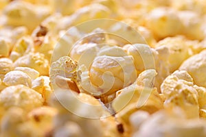 Popcorn close-up