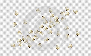 Popcorn collection isolated. Vector illustration