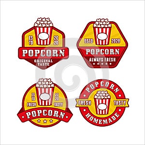 Popcorn design premium logo collection-1