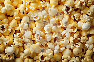 Popcorn Galore Crispy and Crunchy Popcorn Background