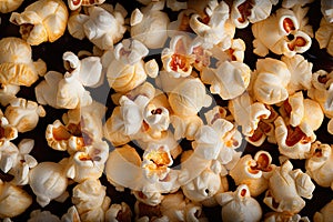 Popcorn Galore Crispy and Crunchy Popcorn Background