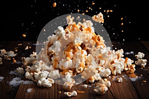 Popcorn Galore Crispy and Crunchy Popcorn Background