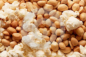 Popcorn and groundnut, Nigerian yin yang