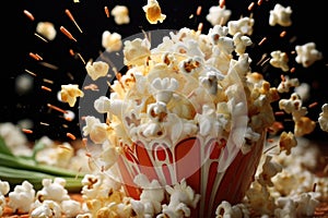 popcorn kernels bursting in slow motion