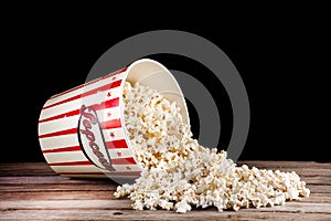Popcorn Spillage: A Tasty Mess