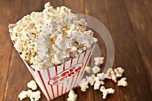 Popcorn Wood Background