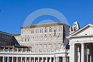 Pope from Apostolic Palace - Rome