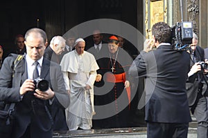 Pope Bergoglio Francesco in Florence
