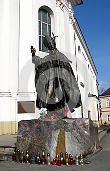Pope John Paul II Statue