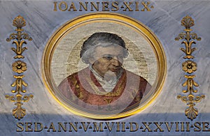 Pope John XIX was Pope from May 1024 to his death in 1032., basilica of Saint Paul Outside the Walls, Rome
