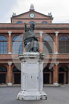 Pope Paul V statue Cavour square, Rimini