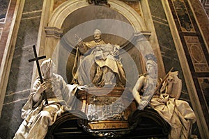Pope statue
