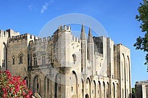 Popes Palace in Avignon, France