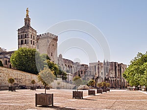 Popes' Palace in Avignon, France photo