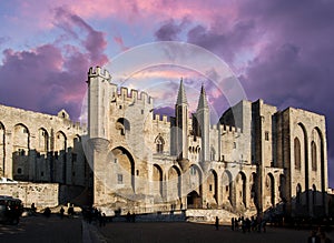 Popes palace, Avignon, France