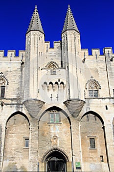 Popes Palace in Avignon, France