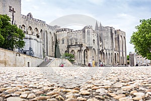 Popes' Palace in Avignon, France, Europe