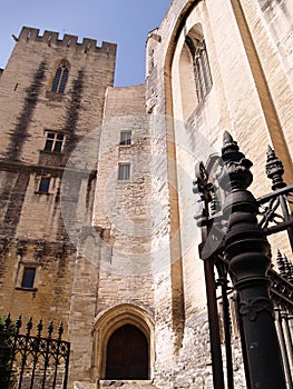 Popes' palace in Avignon, France photo