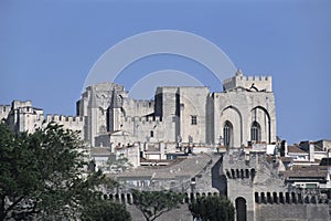 The Popes` Palace, Avignon, France photo