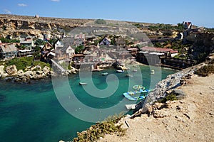 Popeye Village, also known as Sweethaven Village, is located in Anchor Bay. Triq Tal-Prajjet, Il-Mellieha, Malta.