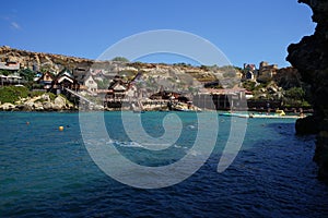 Popeye Village, also known as Sweethaven Village, is located in Anchor Bay. Triq Tal-Prajjet, Il-Mellieha, Malta.