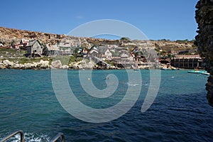 Popeye Village, also known as Sweethaven Village, is located in Anchor Bay. Triq Tal-Prajjet, Il-Mellieha, Malta.