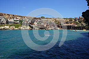 Popeye Village, also known as Sweethaven Village, is located in Anchor Bay. Triq Tal-Prajjet, Il-Mellieha, Malta.