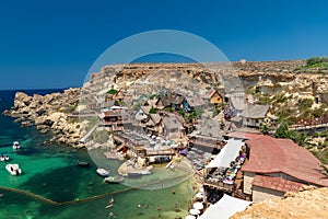 Popeye Village, also known as Sweethaven Village, is a purpose-built film set in Malta