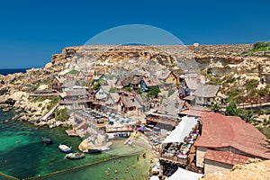 Popeye Village, also known as Sweethaven Village, is a purpose-built film set in Malta