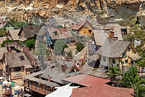 Popeye Village, also known as Sweethaven Village, is a purpose-built film set in Malta