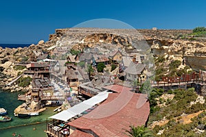 Popeye Village, also known as Sweethaven Village, is a purpose-built film set in Malta