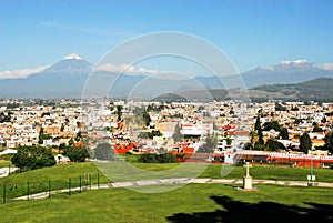 Popocatepetl and Iztaccihualtl volcanoes