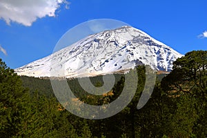 Nevado volcán más cercano la ciudad de, México 