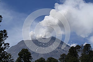 Popocatepetl Volcan near Mexico City photo
